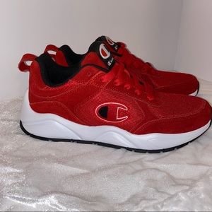 Champion men’s size 8 red shoes